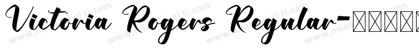 Victoria Rogers Regular字体转换